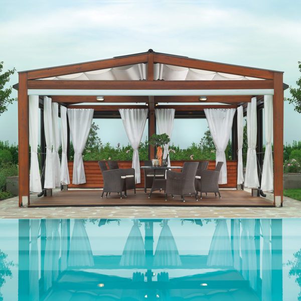 Pergola Fabric Roof Retractable Couture Outdoor