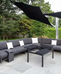 bonn elements adjustable remove back modular sectional sofa aluminum