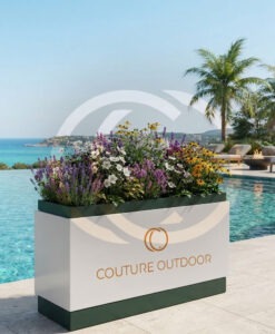 Bryant Rectangle B custom design private label commercial hospitality luxury illuminating planters