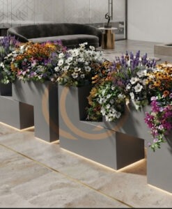 Bryant Steps custom design private label commercial hospitality luxury illuminating planters