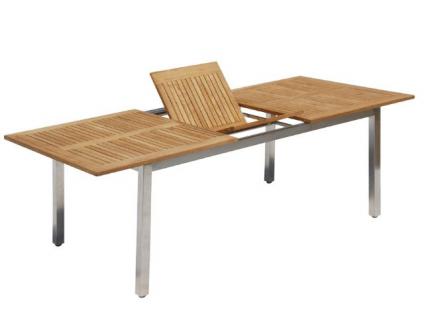 1100 1300a Contemporary Teak Dining Table The Hamptons