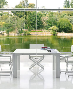 1100 1401b luxury yacht metal glass dining table