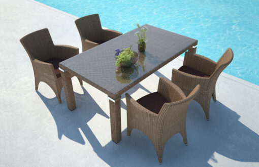 love and precision intertwine to make this beautiful wicker dining table. A work of art crafted for fine dining.