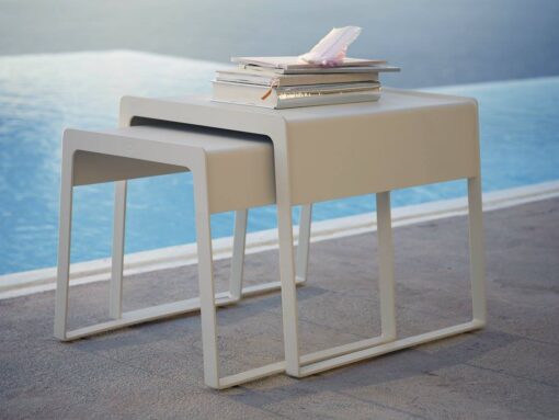 Chill side table is simple yet unique, With its airy design.