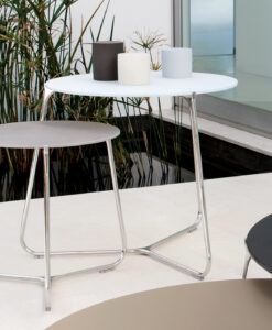 Contemporary Powder Coated Side Table