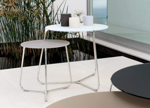 Contemporary Powder Coated Side Table
