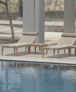 Keep your necessities close by and at arms reach with this amazing square teak side table. It is the perfect accessory to outdoor lounging.