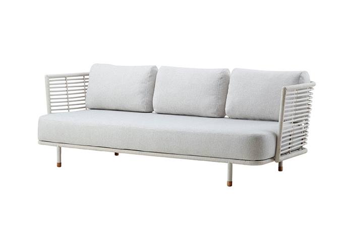 3300 1602b Inge Rattan Indoor Comfort 3 Seater Sofa Southampton NY