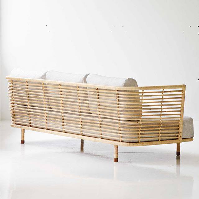 3300 1602c Inge Rattan Indoor Comfort 3 Seater Sofa Southampton NY