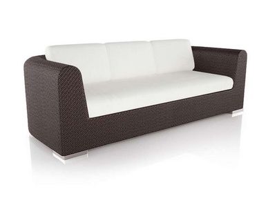 3300 2300c Contemporary Wicker Comfort 3 Seater Sofa Southampton NY