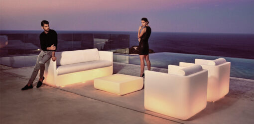 Modern LED Lighting Vondom 3 Seater Sofa