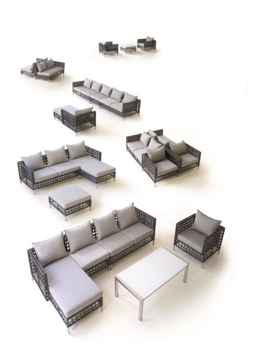 3400 1601c Coral Gables Modern Modular Sofa