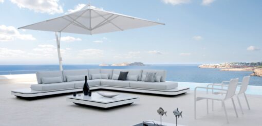 3400 2500c Manutti Elements Outdoor Ilumiating Sofa