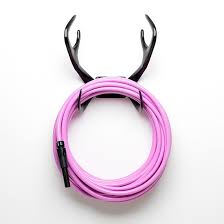 pink hose black antler hose mount