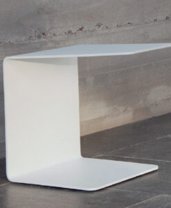 Outdoor modern side table the perfect complement for modern garden furniture from Manutti. The Gamma is made of ultra robust powder coated aluminum.