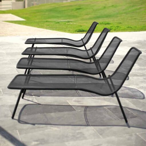 Cielo is a stackable chaise collection defined by its structural balance and soft interconnecting lines. Clean and basic shapes mark the rich range of Cielo.