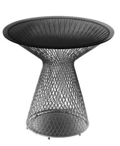 Cielo round side table is beautiful with its amazing lines and curvaceous body. It is a stunning piece to have.
