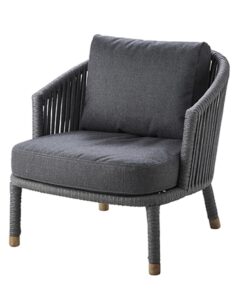 Hand Woven Modern Cane-Line Club Chair