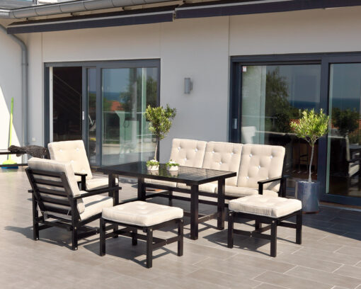 Hanne Grey Lounge Area b Collection Outdoor Furniture