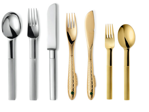Luxury Cutlery Gold Silver