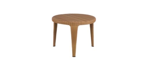 Beautiful wicker coffee table, is simple and cozy with its style and shape.