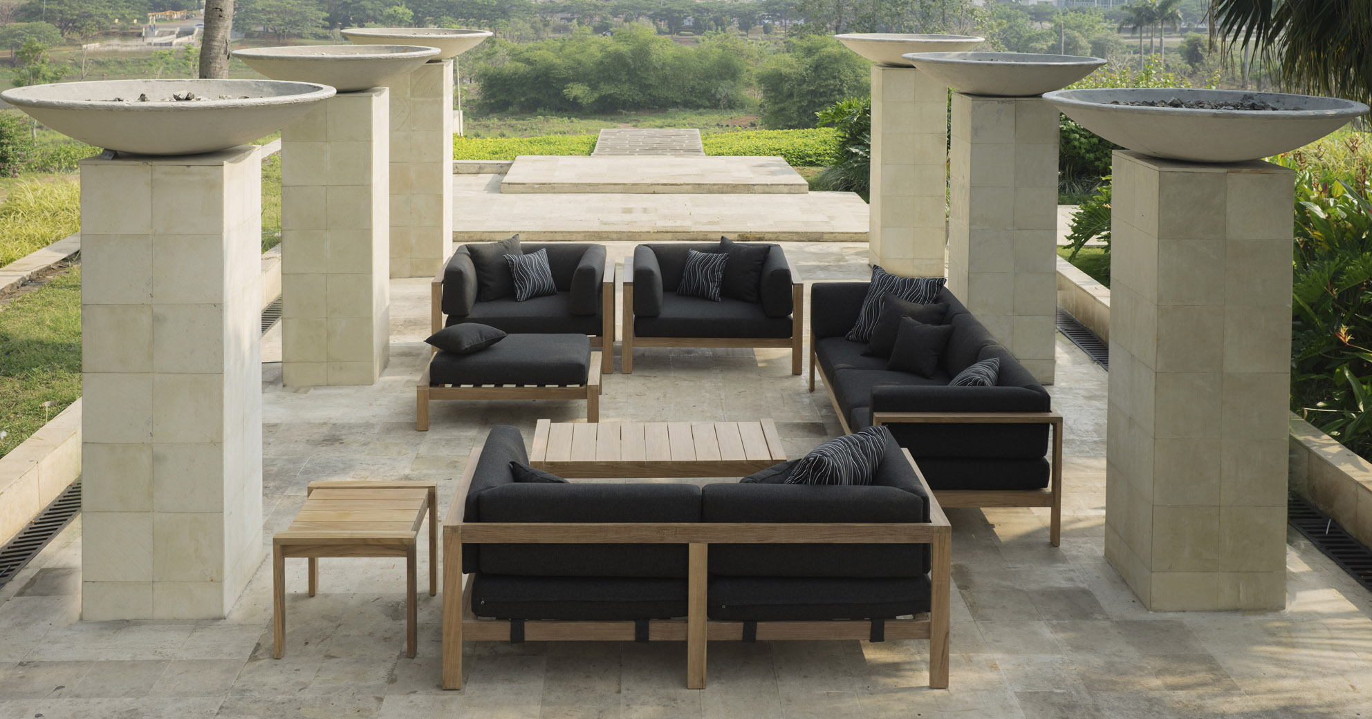 Play Modern Teak Garden Furniture By WildSpirit Luxury Outdoor Furniture