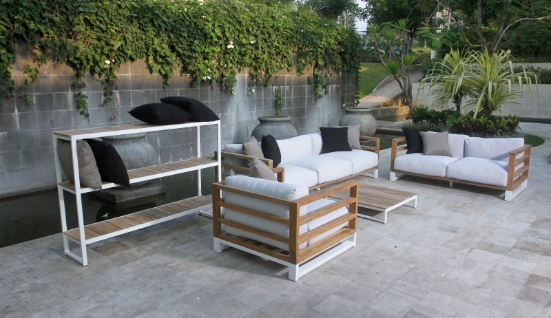 Teak 2 Seater couch