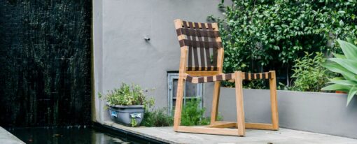Alma Strap Dining Chair Contract Outdoor Furniture