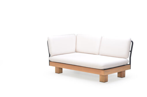 Alura 2 Seater Sofa Corner Element Modern Teak Pool Furniture Contract Outdoor
