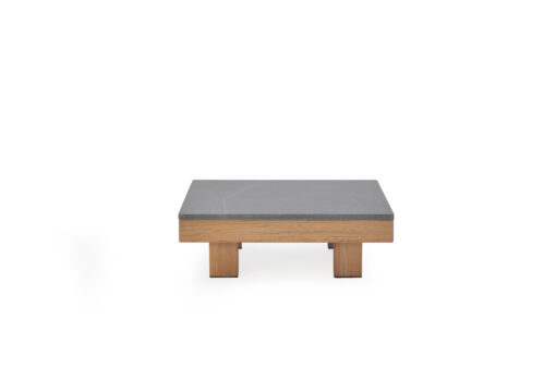 Alura Coffee Table Stone Top Modern Teak Pool Furniture Contract