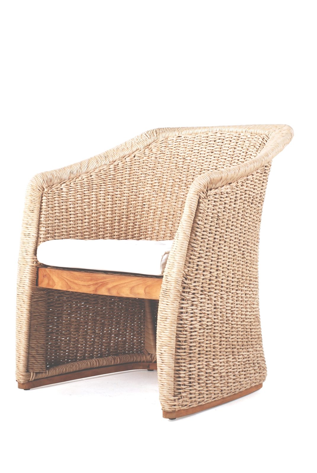 outdoor luxury furniture on Modern Teak Hand Woven Armchair Aluminum Frame Contract Furniture Hotels