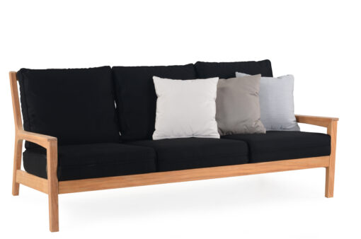 Eva 3 Seater Sofa Modern Teak Contract Pool Furniture