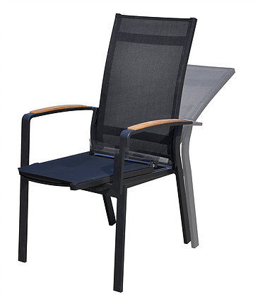 Jackie Teak Reclining Chair, Outdoor Furniture Recliner Chair