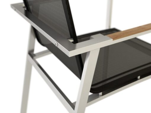 Bogart Dining Chair Luxury Outdor Furniture Teak Stainless Steel