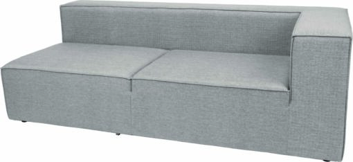Adele sectional left arm modular sofa transitional contemporary modern grey outdoor european fabric herringbone