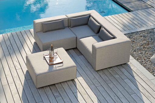 Adele sectional modular sofa transitional contemporary modern grey