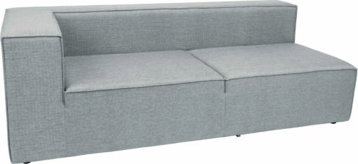 Adele sectional right arm modular sofa transitional contemporary modern grey outdoor european fabric herringbone