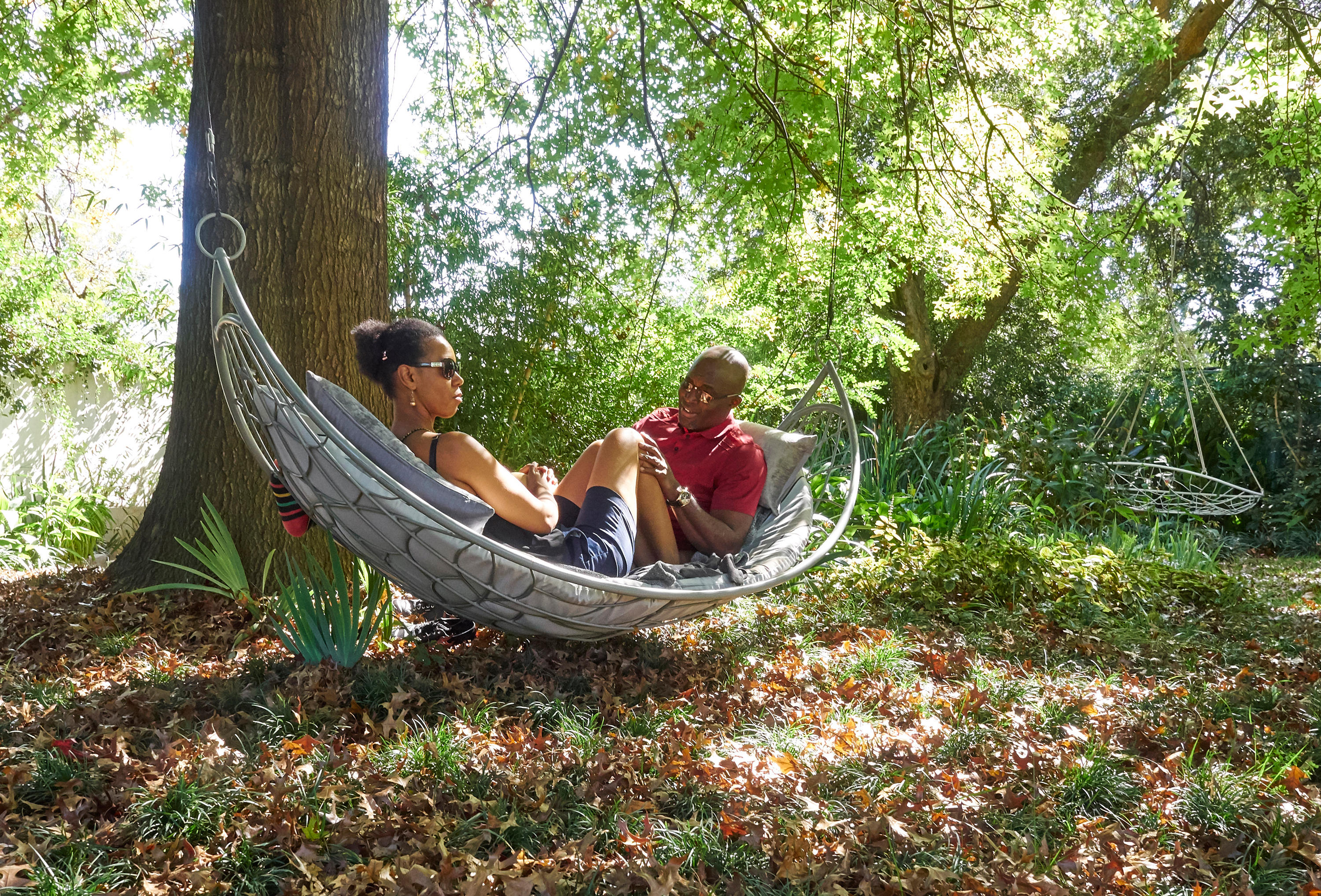 Half Moon Modern Hanging Hammock - Couture Outdoor