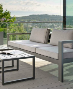 Modern Powder Coated Aluminum Multi Function Outdoor Sofa