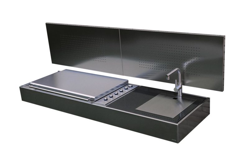 Sleek Cantilever 2 BBQ Charcoal WallMount Grill