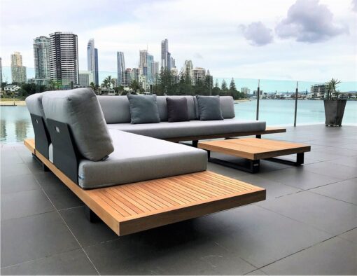 aaron teak black modular 2s 3s sectional sofa removeable back modern architecture design luxury hospitaltiy commercial hotel back