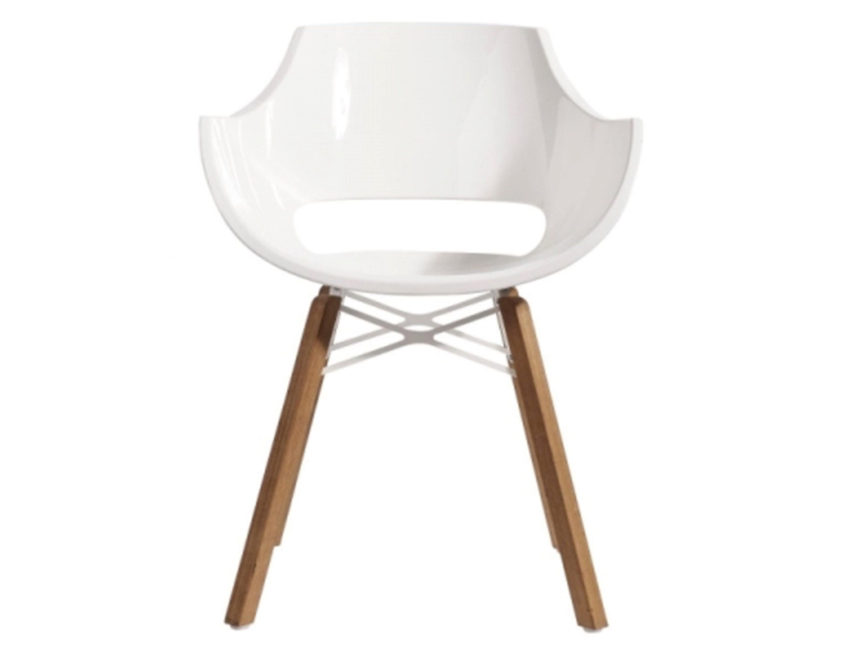 Austin Dowel Leg Molded Tub Chair Translucent Matte Or