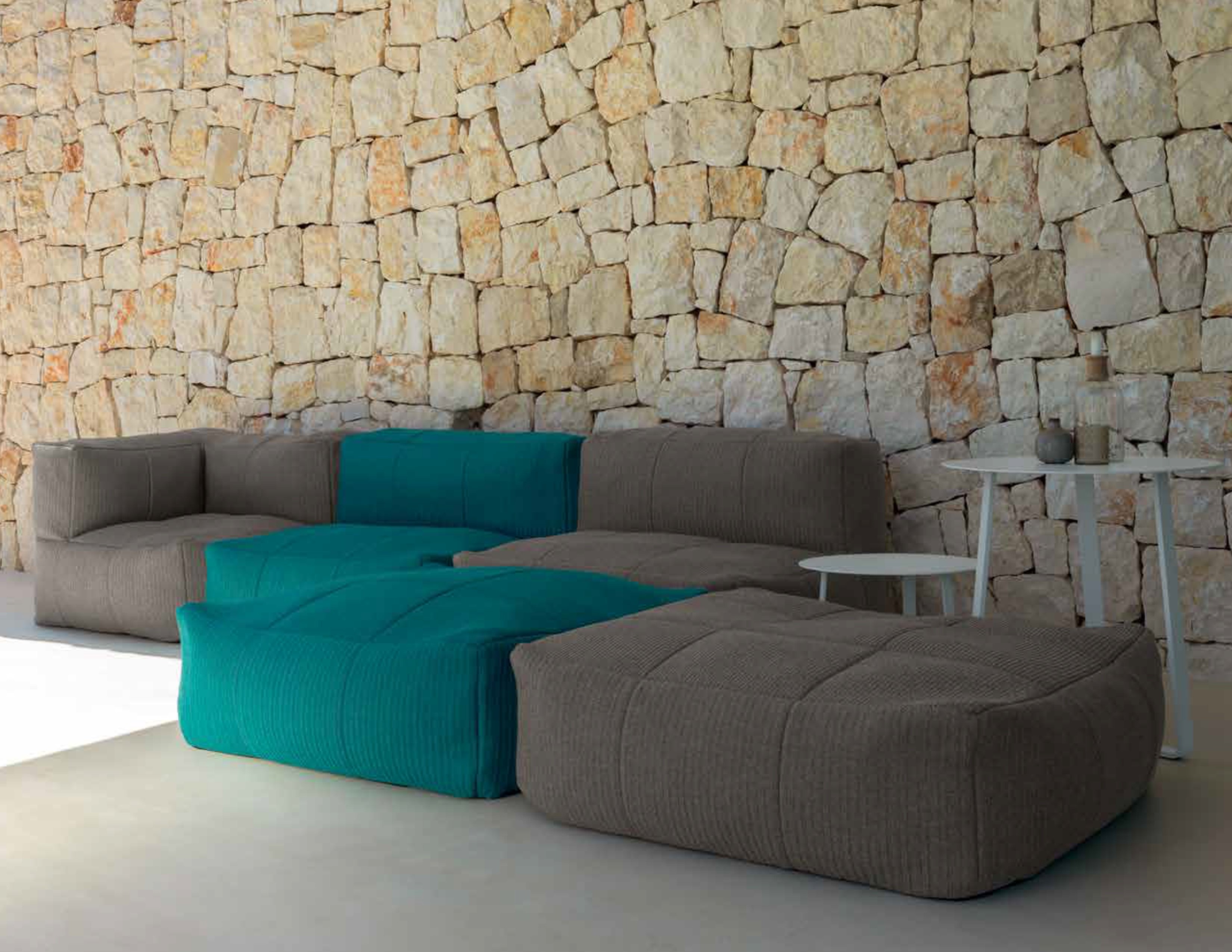 Bella Beanbag Modular Sectional Sofa - Couture Outdoor