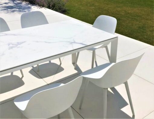black white ceramic carrera carrara dining table modern luxury large 12 person seating people quartz marble white frame