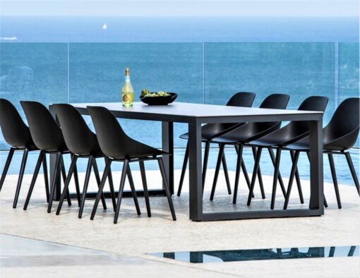 black white ceramic carrera carrara extendable dining table modern luxury large 12 person seating people