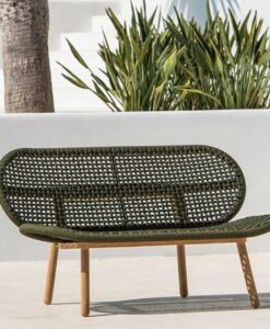 abi teak modern rope weave outdoor sofa chair seating design trending 2020 hotel hospitality contract home palm beach miami california