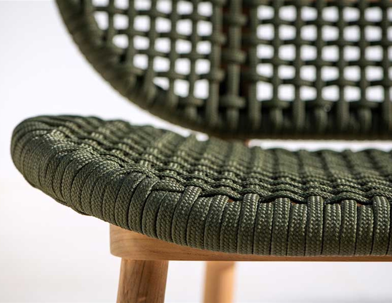 PE Rattan Wicker Weaving Sling Rope Sofa Set Outdoor Garden