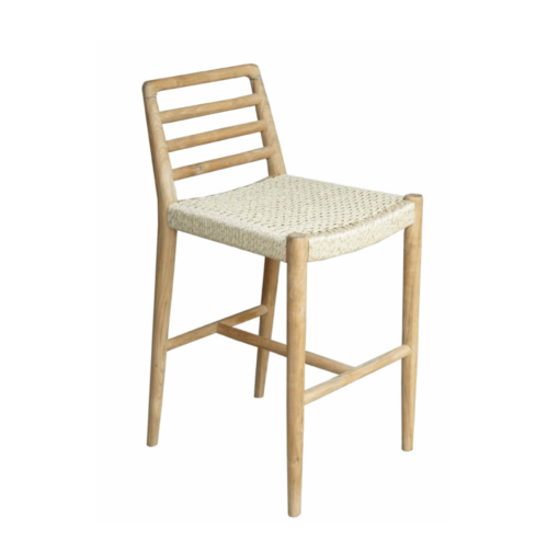collem bar stool with backrest